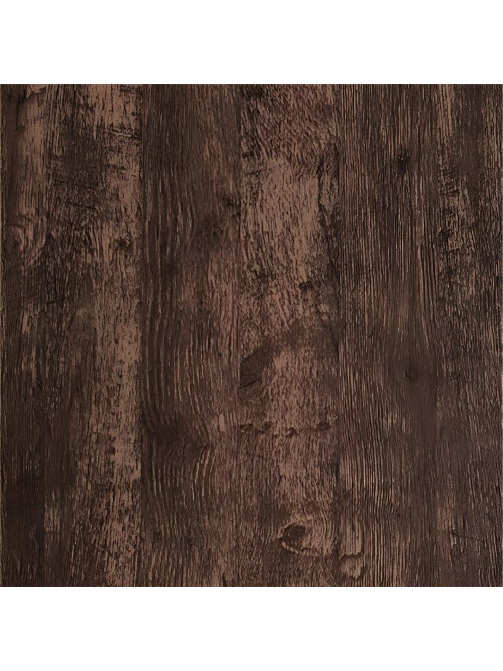 17.7"x236'' Wood Peel and Stick Wallpaper Removable Brown Dark